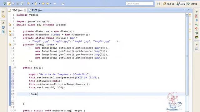 Java - Galeria de Imagens com JComboBox смотреть онлайн