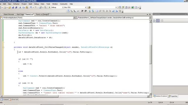 insert update delete data in database from datagridview смотреть онлайн