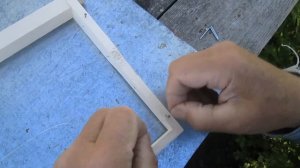 Как натянуть проволоку на рамку