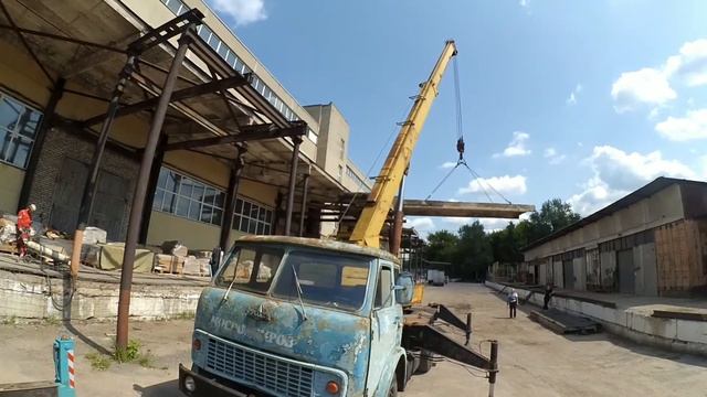 Трудобудни) демонтаж плит и чудо кран)) смотреть онлайн