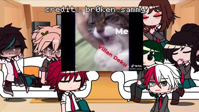 Class 1a react to villain deku//V!Deku au//warnings in desc смотреть онлайн