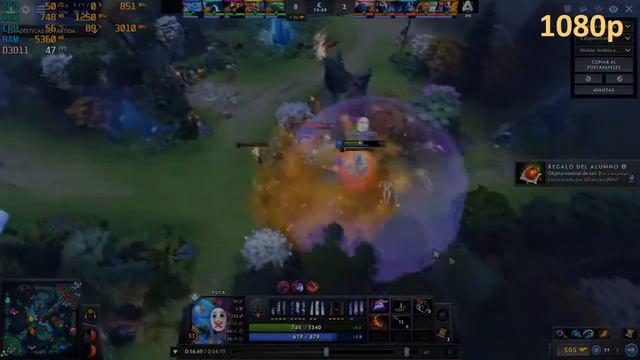 DOTA 2 - R7 260X + Q9550 - 1080p смотреть онлайн