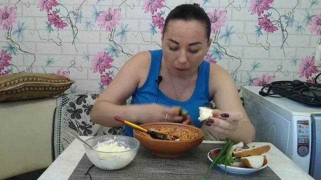 Мукбанг/Рецепт борща от Милы,а вы так же готовите? #mukbangvlog #mukbang #мукбанг #борщ