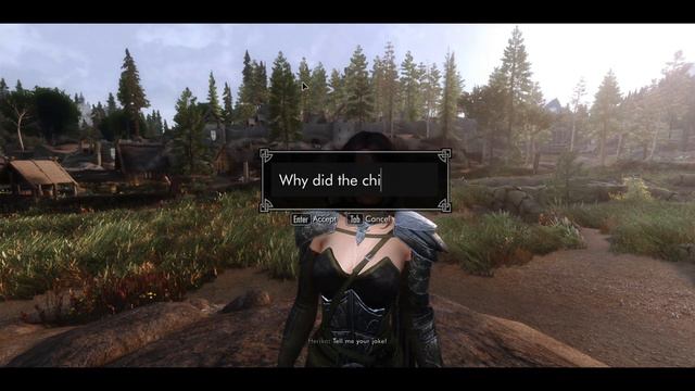 Skyrim: AI Herika, Tells Some Jokes And Kills A Chicken!?
