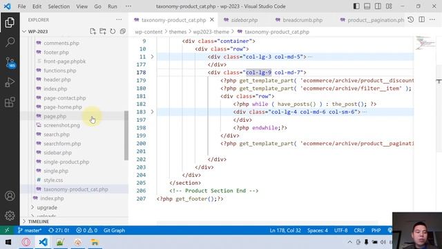 Lập trình wordpress 2023: 052 - Làm việc với trang danh mục sản phẩm смотреть онлайн