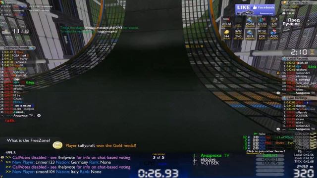 Игра по сети # 8 Trackmania Nations Forever смотреть онлайн