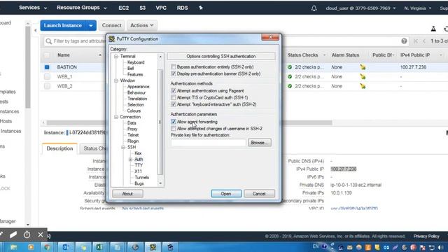 How To SSH From Bastion Host to EC2 Instance With PuTTY смотреть онлайн
