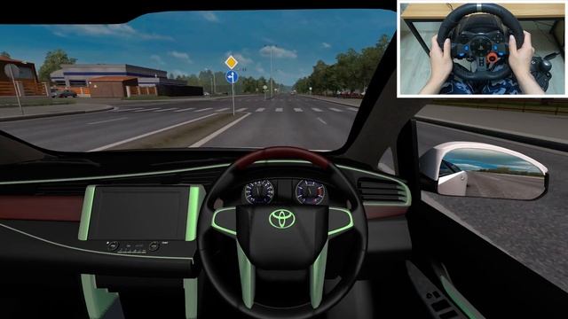 Toyota Innova Crysta - Euro Truck Simulator 2 | Logitech G29 gameplay смотреть онлайн