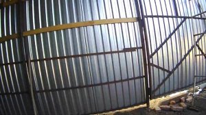 Строим небольшой ангар для хранения зерна часть 3