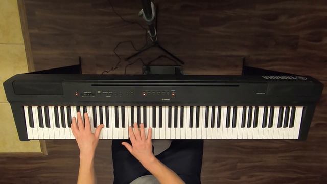 Learning To Play Moonlight Sonata Third Movement on a Yamaha P-125 Piano Part 1 смотреть онлайн