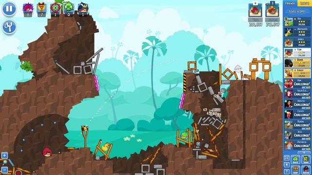 Angry Birds Friends on Facebook Weekly Tournament Level 3 No Power Ups 3 Stars September 28 2017 смотреть онлайн