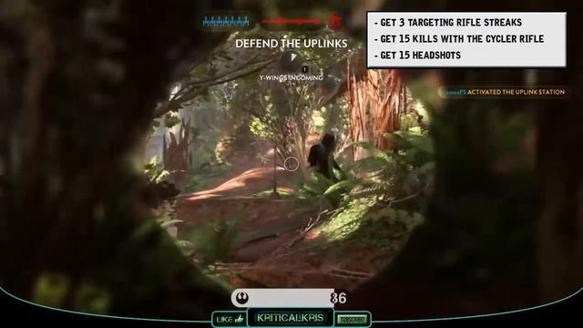 Star Wars Battlefront: DLT-19X (Sniper Gameplay) Weapon Guide | Targeting Trooper Unlock (Outer Rim смотреть онлайн