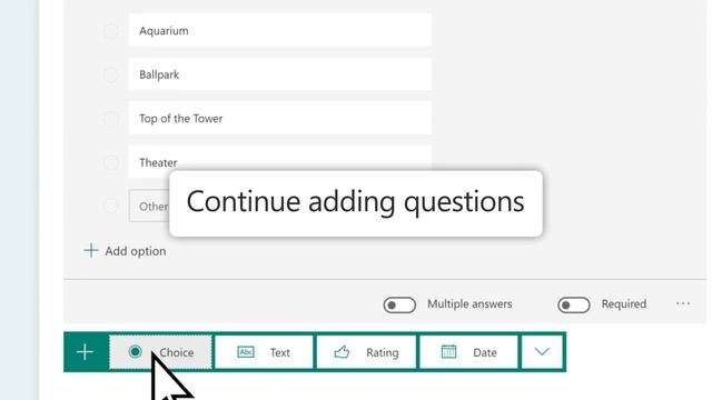 Create a form in Microsoft Forms смотреть онлайн