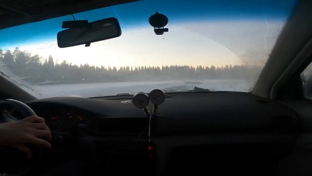 Passat B5 1.9TDI 4motion ice track drifting смотреть онлайн
