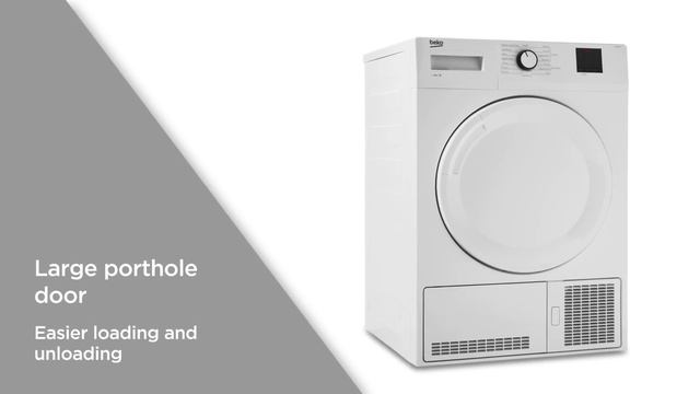 Beko DTBC8001W 8 kg Condenser Tumble Dryer - White | Product Overview | Currys PC World смотреть онлайн