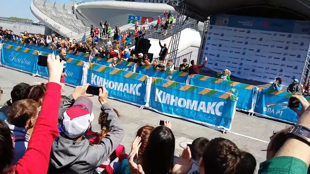 Марафон в Казани. Финиш Сафронов и Арясова смотреть онлайн