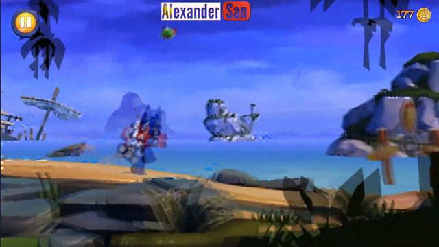 Злые Птички Энгри Бердс Трансформеры Angry Birds Transformers прохождение #1 Птички Трансформеры смотреть онлайн