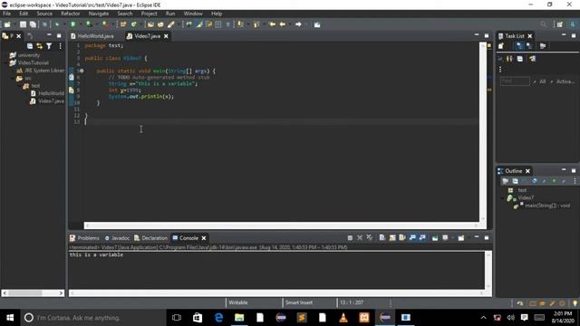 Vid#4 Variables || DataTypes|| Creating variable || String char int double boolean|| Java Urdu Hind смотреть онлайн