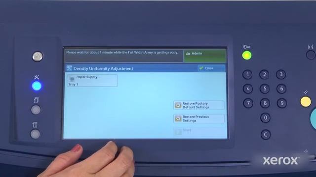 Xerox® Versant® 3100/4100 Density Uniformity Adjustment