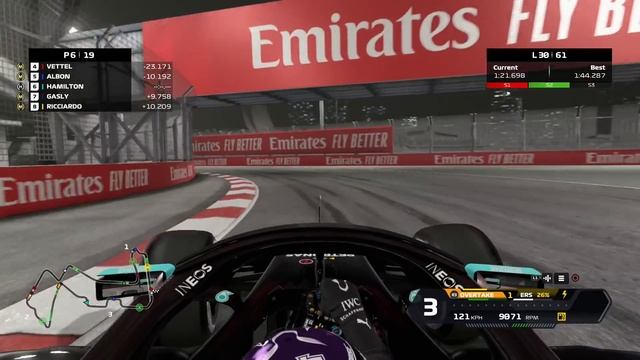 F1 2020 - Let's Make Hamilton 7x World Champion #16: 100% Race Singapore смотреть онлайн