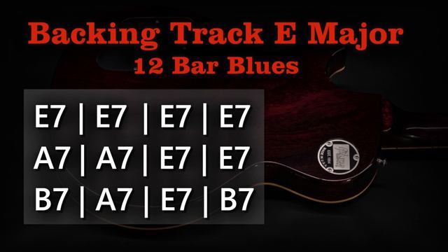 12 Bar Blues Backing Track E Major | 130 BPM | Guitar backing Track смотреть онлайн