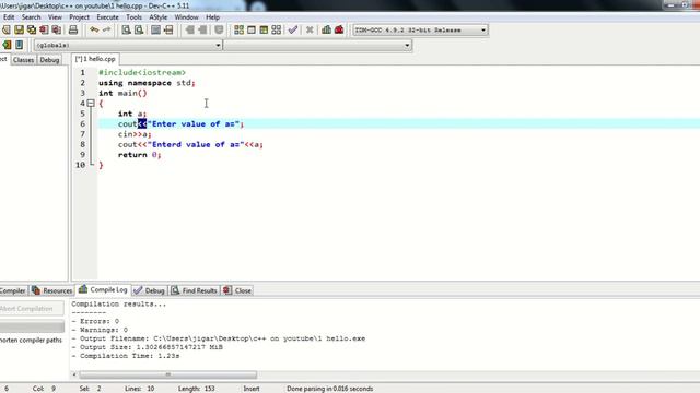 Lect-2 Cin,Cout Function in C++ смотреть онлайн