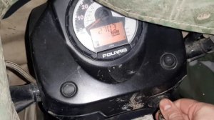 КВАДРОЦИКЛ POLARIS SPORTSMAN 800 ЗАВОДИМ ЗИМОЙ В МОРОЗ, ЗАПУСК POLARIS SPORTSMAN 800 ПОСЛЕ СТОЯНКИ.