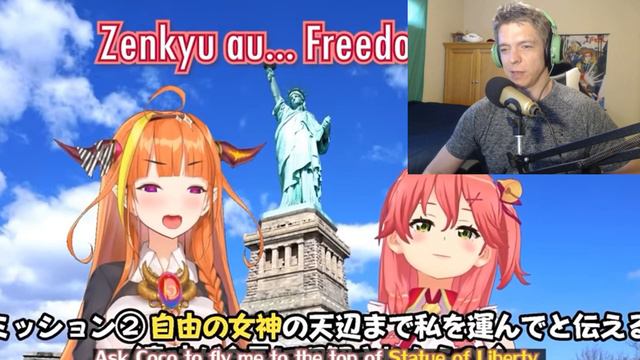 Sakura Miko And Kiryu Coco Elite English Conversation Reaction смотреть онлайн