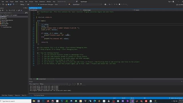Programming Input, Output, and Conditionals in C смотреть онлайн