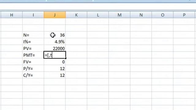 Using Excel to find PMT смотреть онлайн