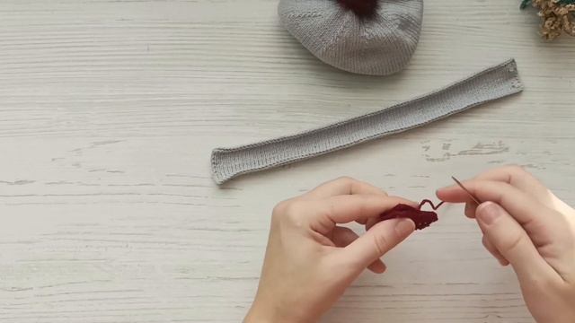 Берет спицами для вязаной Игрушки (Тильда) ЧАСТЬ3 смотреть онлайн