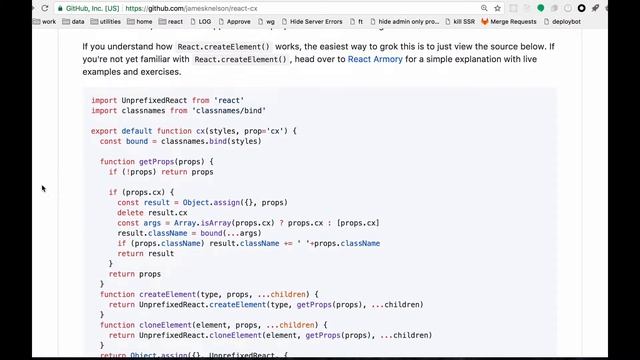 react-cx: Custom react props смотреть онлайн