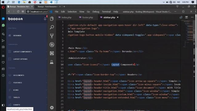 #2 Konfigurasi Template Bootstrap - Membuat Aplikasi Penjualan Menggunakan PHP dan MYSQL смотреть онлайн