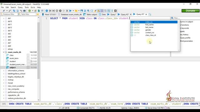 Explain how to use COUNT SQL Functions and INNER JOIN use the data in the Database Tables. смотреть онлайн