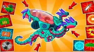 Легендарный танк Кракен со всеми бустерами сражается в боях 1 на 1 и 2 на 2 // Hills of Steel