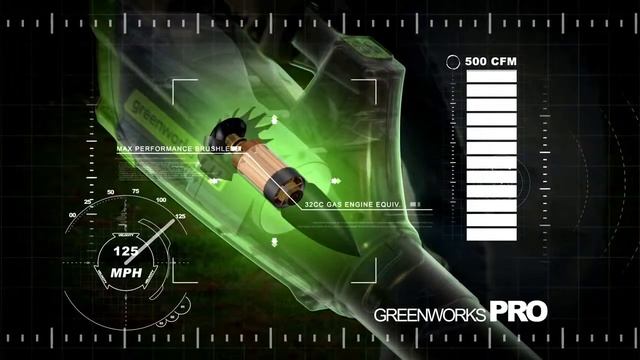 Обзор Воздуходувка аккумуляторная GreenWorks GD80BL в работе. смотреть онлайн