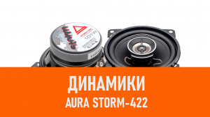 Распаковка динамиков Aura Storm-422