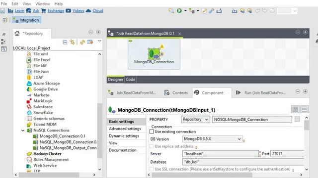 Talend ETL - Read data from NoSQL MongoDB смотреть онлайн
