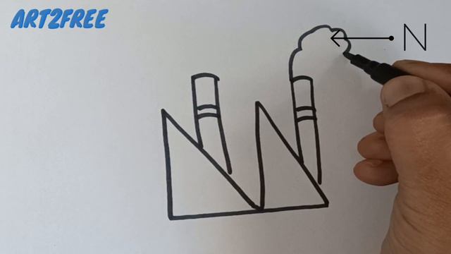 HOW TO DRAW SHIPS WITH CAPITAL ALPHABET "N" | Fun with alphabet | Draw with alphabet | ART2FREE смотреть онлайн