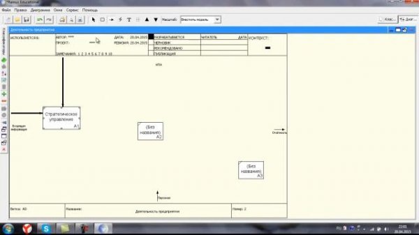 Видео урок Рамус создание диаграммы
