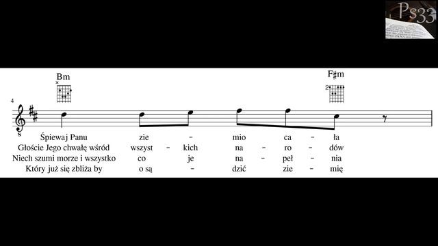 Pasterka Psalm i Aklamacja - Nuty i akordy na gitarę смотреть онлайн