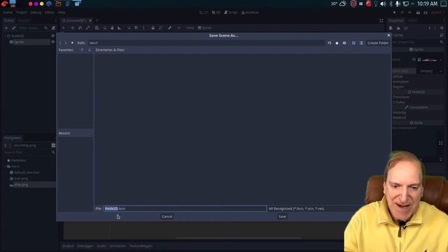 Create a Space Ship Then Animate With Thrust Using a 2D-Particle Emitter in Godot Game Engine 3.2 смотреть онлайн