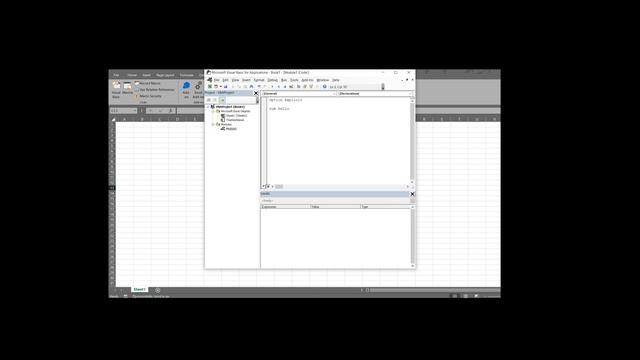 " Excel Macros & VBA - pop up your first " Hello World смотреть онлайн