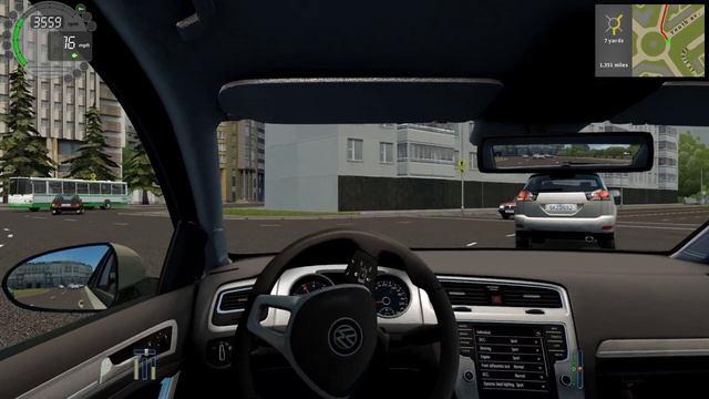 VOLKSWAGEN GOLF GOLD AUTO | CITY CAR DRIVING SIMULATOR 1.5.9.2 GAMEPLAY WITH LOGITECH G29! смотреть онлайн