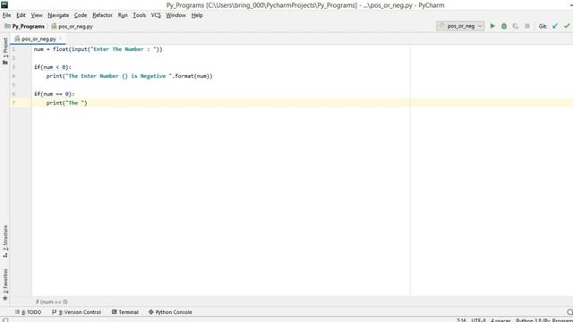 Python Program to Check a Number is Positive or Negative | Python Programs смотреть онлайн