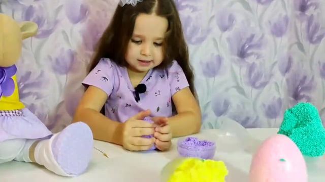 РАСПАКОВКА.ШАРИКОВЫЙ ПЛАСТИЛИН.Занятие для детей.Развитие мелкой моторики рук. смотреть онлайн