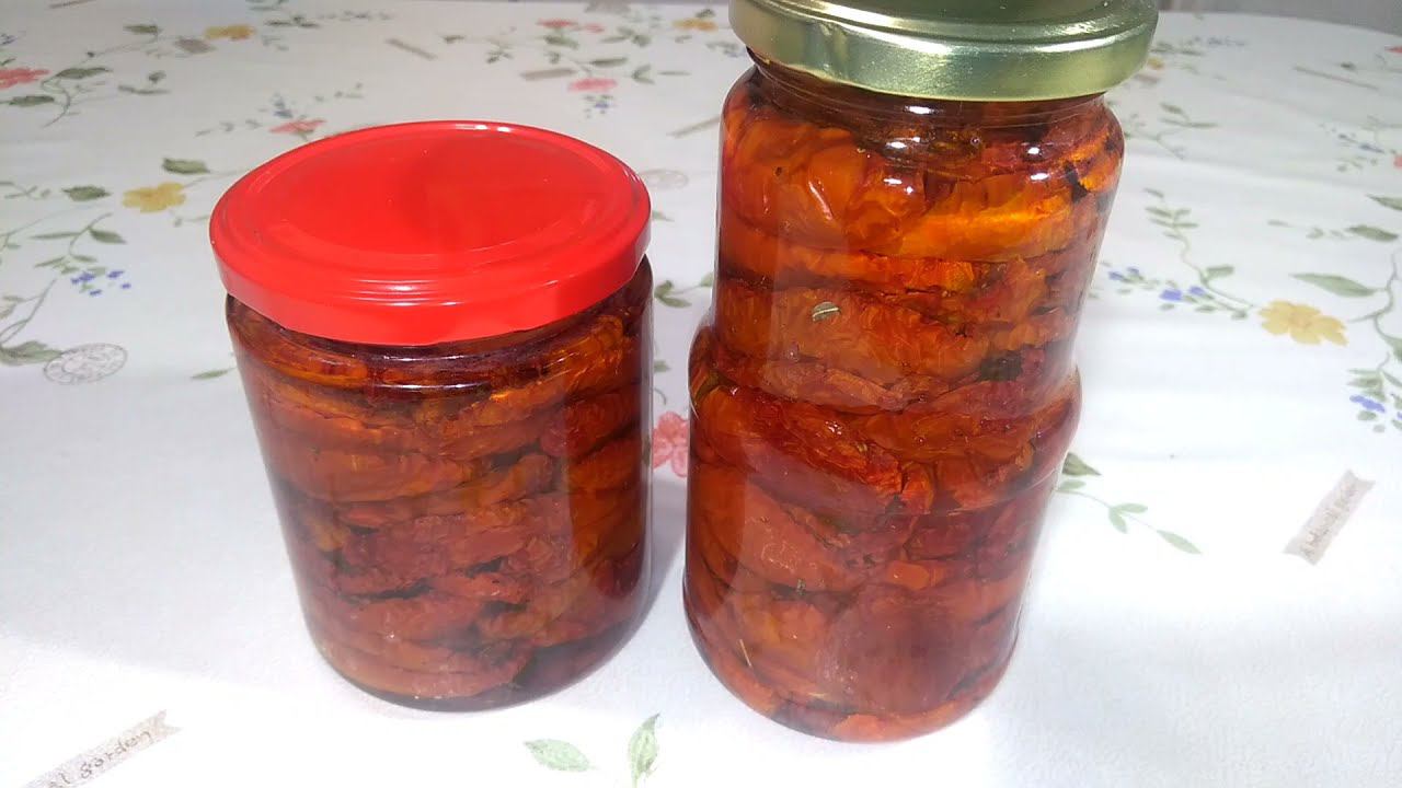 Вяленые помидоры в духовке.