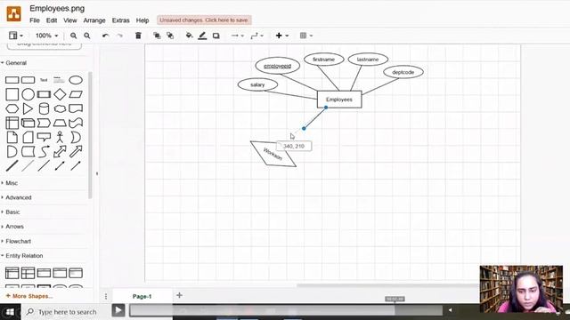 8. ER Diagram for an Employees Database смотреть онлайн