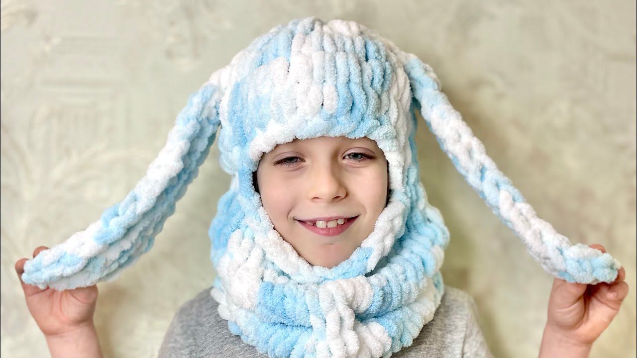 Тренд молодежи - 2022!Плюшевая балаклава с ушками. смотреть онлайн