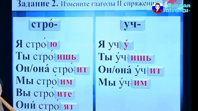 跟著俄羅斯老師學俄文17｜俄語動詞現在式運用及變位說明｜Learn Russian with a Russian teacher 17｜Россия-Russia смотреть онлайн